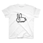 ちょもちょもの走るうさぎ Regular Fit T-Shirt