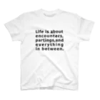 TOVIO and TOURUMAN のLife is...BL スタンダードTシャツ