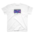 HYBS FOR MEの窓際のお花 (青) Regular Fit T-Shirt