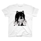 れんのぐっずの黒髪猫ちゃん Regular Fit T-Shirt