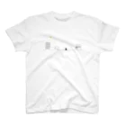 びたーびたーの猫と月 Regular Fit T-Shirt