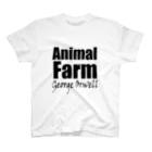 文学デザイン工房（本コミュ読書会公式ショップ）の「動物農場」byジョージ・オーウェル Regular Fit T-Shirt