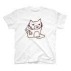 chi-daysのyoganeko 小尻のポーズ スタンダードTシャツ