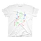 璃莠の日本の海流くんTシャツ スタンダードTシャツ