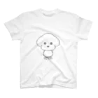 PLUMＭOONのトイプードルのまめ太くん Regular Fit T-Shirt