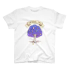 Goburin Marketの星の木(青･星ｶﾗﾌﾙ) スタンダードTシャツ