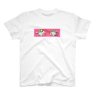 ゆうひのおみせのキウイとモモのネコ スタンダードTシャツ