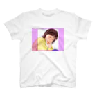 Arisa_illust_SHOPのgirls item(HANA)PINK Regular Fit T-Shirt