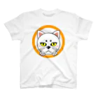 nico-nico martのねこっぱち Regular Fit T-Shirt