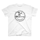 Eim&BeのTime of happiness (ブラックロゴ) Regular Fit T-Shirt