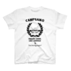 Too fool campers Shop!のSDCsキャンペーン キャンプサイコーおじさんコラボ(黒文字) Regular Fit T-Shirt