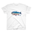 竜生九子博物館ミュージアムショップの美浜食用魚類水族館　サケ Regular Fit T-Shirt