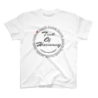 Eim&BeのTime of harmony(グレーロゴ✖️赤ハート) スタンダードTシャツ