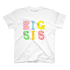 BISOUSの兄弟姉妹おそろいTシャツ　SISTER　おねえちゃん スタンダードTシャツ