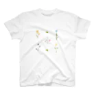 ampluieの水彩花 Regular Fit T-Shirt