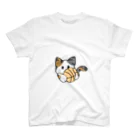 グリヴェール森の雑貨のねこ【ミケ】 スタンダードTシャツ