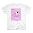 MIZUKICOCOのパンダ中華柄（ピンク） スタンダードTシャツ