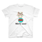 オリジナルデザインTシャツ　SMOKIN'の玉のりモクモックマ  飴ちゃんフェイス　白 Regular Fit T-Shirt