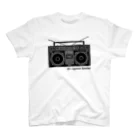 takeyaの80年代 ラジカセ 80's Japanese Boombox _a スタンダードTシャツ