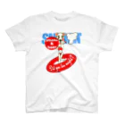 オリジナルデザインTシャツ　SMOKIN'のセクシーモクモックマinビーチ 白 スタンダードTシャツ