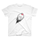 ゴイサギのおみせの孤独なぶんちょ砲(文鳥) スタンダードTシャツ