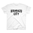 JIMOTOE Wear Local Japanの木更津市 KISARAZU CITY ロゴブラック Regular Fit T-Shirt