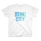 JIMOTOE Wear Local Japanの大崎市 OSAKI CITY　ロゴブルー スタンダードTシャツ