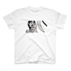ホビヲの映画感想画のTシャツ屋さんの 死神に追いかけられる女性 Regular Fit T-Shirt
