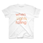 ecoecoecoのwhen Lights falling Regular Fit T-Shirt