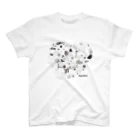 miniyamaのKayaributa (Gray) Regular Fit T-Shirt