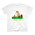 Kazunari0420のI Love Camp （ボーダーコリー　レッド） Regular Fit T-Shirt