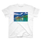 GALLERY misutawoのスイス ルツェルン湖の汽船 スタンダードTシャツ