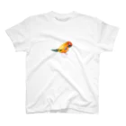 プラナリ屋。のクルミを食べるコガネメキシコインコ。 Regular Fit T-Shirt