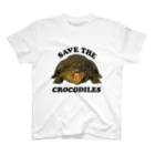 ワイルドデザインのわにシャツ (006) SAVE THE CROCODILES Regular Fit T-Shirt