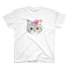 いっぷく堂のねこちゃん（コスモス） Regular Fit T-Shirt