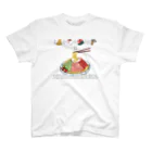 Rook'sVisionのたべものさんすう ひやしちゅうか Regular Fit T-Shirt