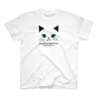 水玉猫のA cat has nine lives. Regular Fit T-Shirt