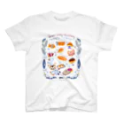 イラストレーター おおでゆかこのBrawn tabby cat's bakery Regular Fit T-Shirt