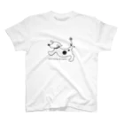 Leetamaのhitofudegaki-DOG スタンダードTシャツ