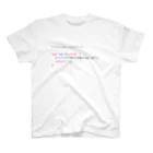 be116のC言語でHelloWorld!(背景白) Regular Fit T-Shirt