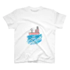 ぷんはうすのあかいふね Regular Fit T-Shirt