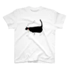 小鳥と映画館のお散歩猫ちゃん ご機嫌バージョン Regular Fit T-Shirt