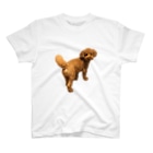 ハニョの振り向き犬 Regular Fit T-Shirt