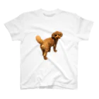 ハニョの振り向き犬 Regular Fit T-Shirt