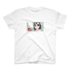 かわかわああのタバコとスマホと女 スタンダードTシャツ