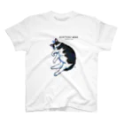 ねこねこ堂の落ちてる猫（ハチワレ） Regular Fit T-Shirt