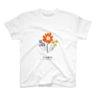 by.lettersの3つのお花 スタンダードTシャツ