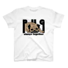 MasakiRockのパグ Regular Fit T-Shirt