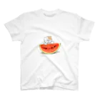 tcomayuのスイカいぬ スタンダードTシャツ