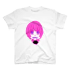 シロクマPRのPink-Chan スタンダードTシャツ